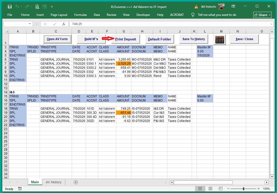 Print_Deposit_Record Menu Print Deposit